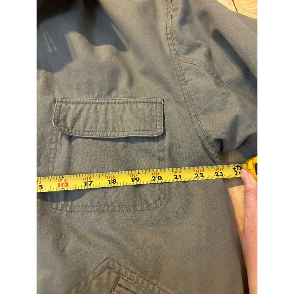 Northeast outfitters chore barn jacket coat khaki tan removable liner S